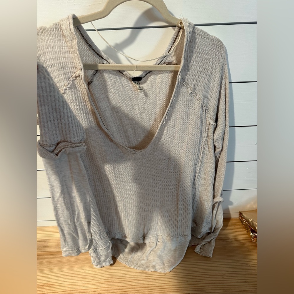 2 SHIRTS - Free People - We The Free - Set of 2 Thermal Tees
